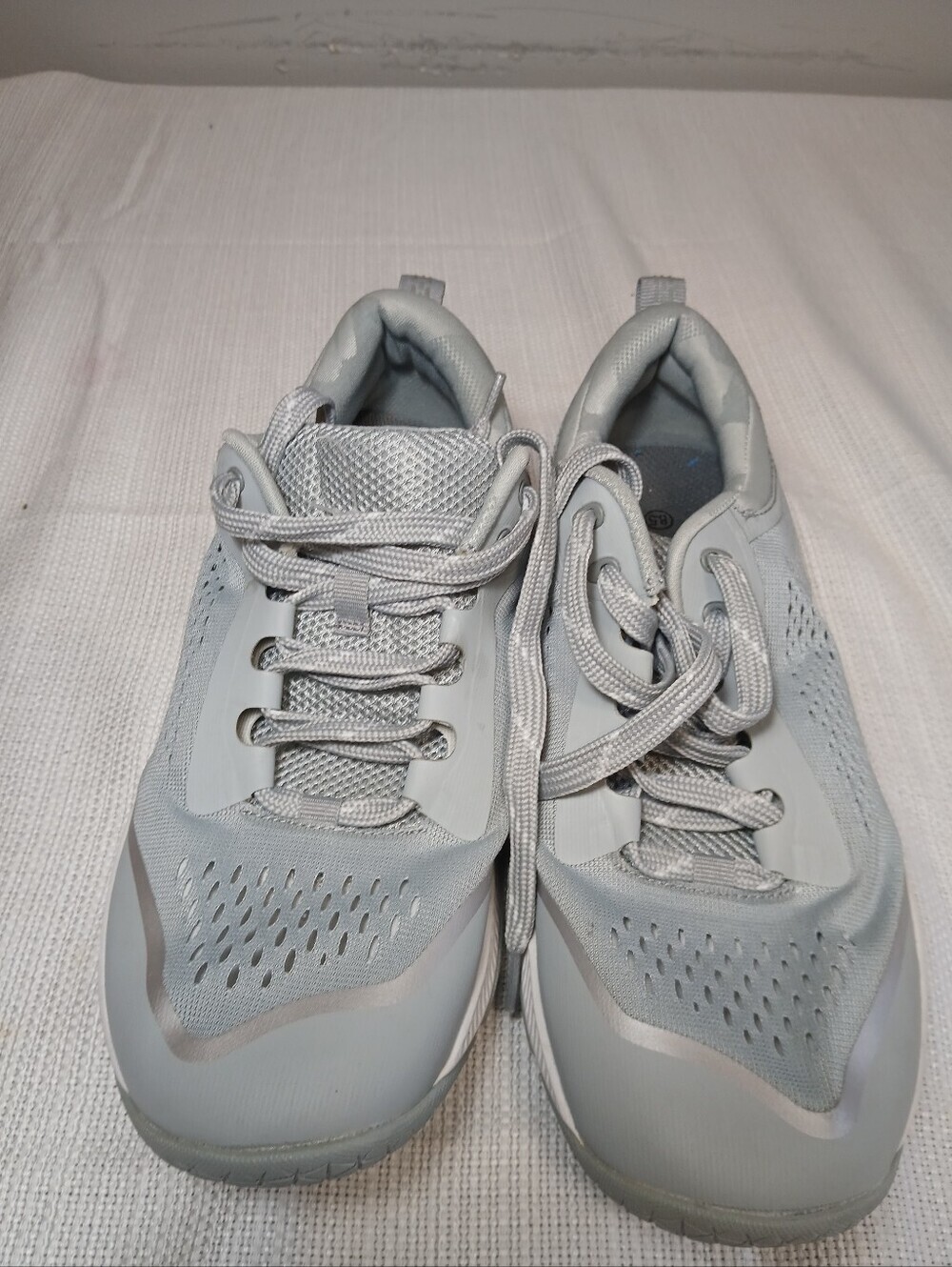 MTA Sport Light Gray Mesh Athletic Sneakers - Picture 4 of 5